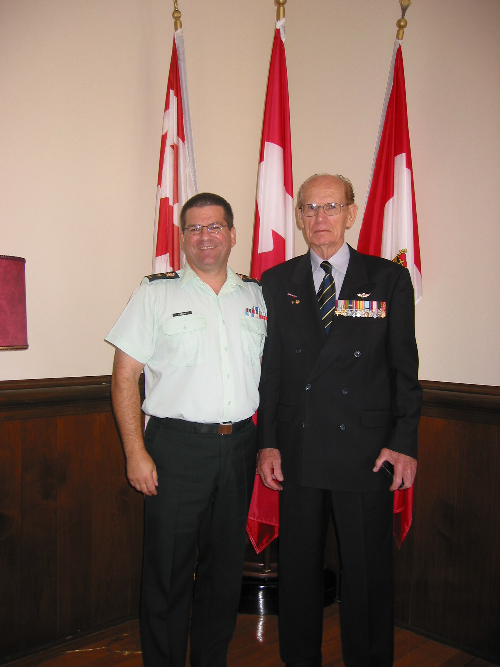 2006_RMC Commandant with The Rock