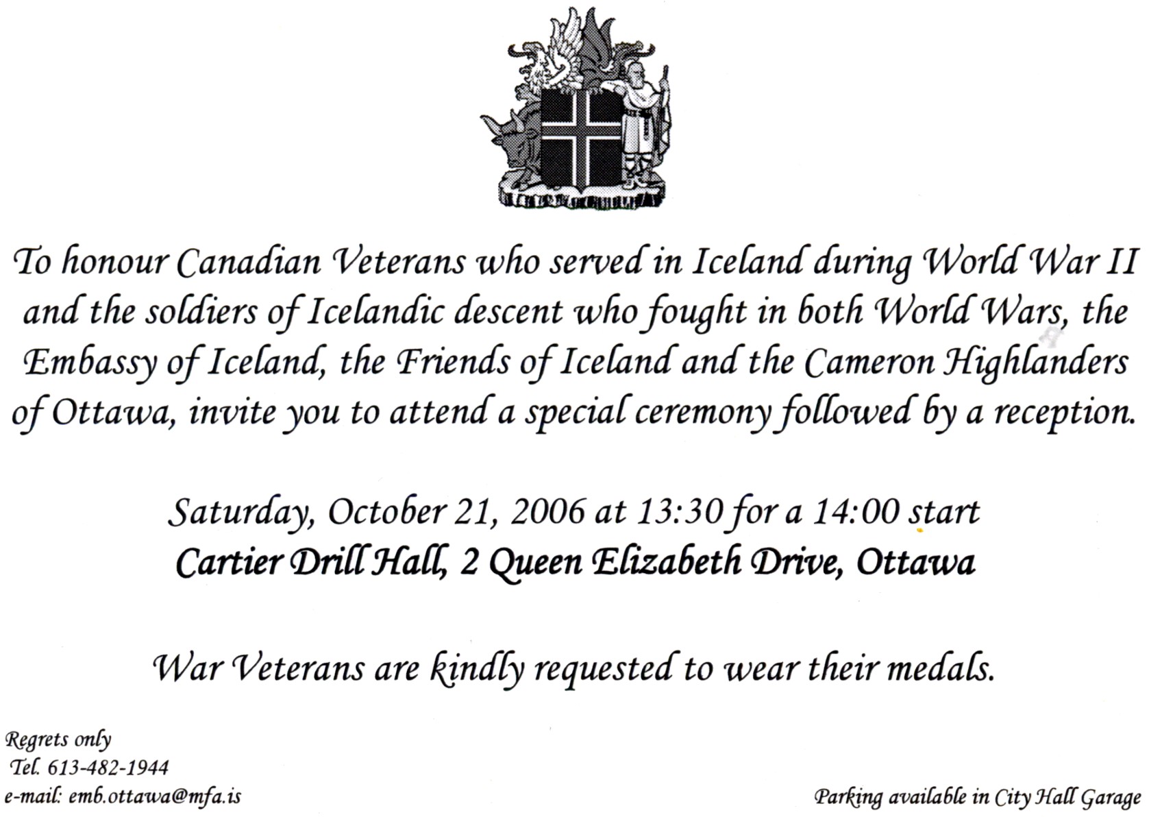 Iceland-Embassy Invitation-21Oct06